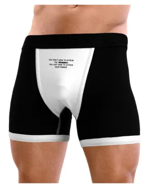 You Don&#8216;t Have to Outrun the Zombies Mens Boxer Brief Underwear